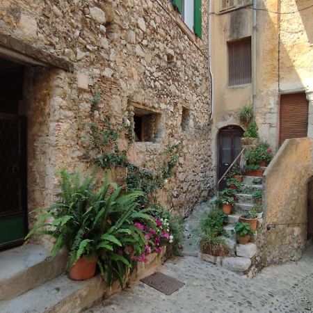 Charmant Appartement De Village Renove Gorbio Dış mekan fotoğraf